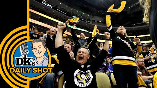 DK's Daily Shot of Penguins: What about fans here? taken in Downtown (Podcasts)
